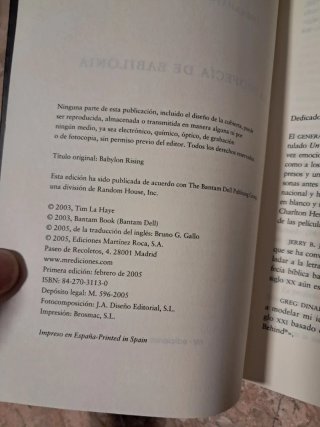 Novela La Profecia de Babilonia