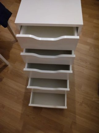 Cajonera Blanca IKEA ALEX 36x70cm
