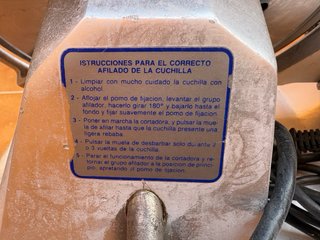 Cortadora Profesional Fiambre O.M.S. TGE-300