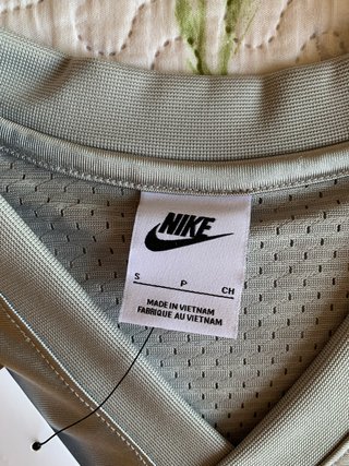 Nike Street Oversized Graphic Mesh Jersey Grey