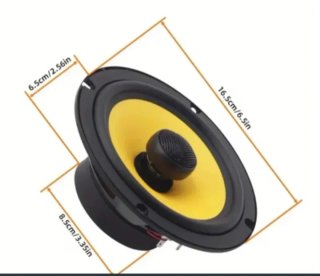 2 Altavoces Coche Blue Lotus 165C 6.5 500W