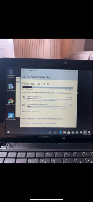 Compaq Mini CQ10-115SS Ordenador Negro