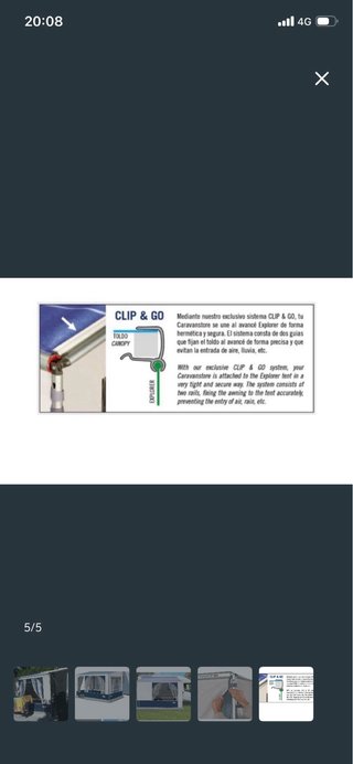 Toldo Leindwand para caravana