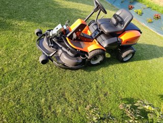 Cortacésped Rider Husqvarna Naranja