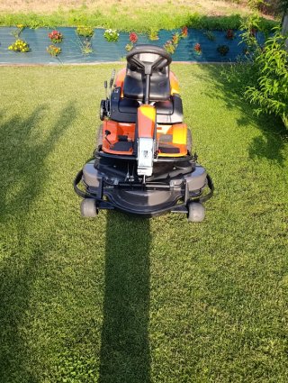 Cortacésped Rider Husqvarna Naranja
