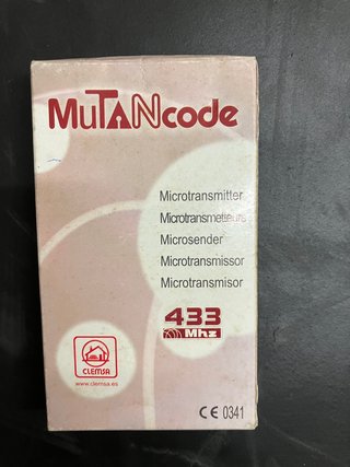 Emisor Mando Garaje Mutancode T2
