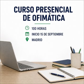 Clases presenciales de Ofimática  y google Drive