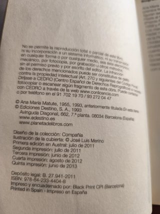 Novela Ana María Matute
