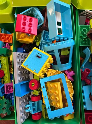 3 Scatole di Pezzi Lego Duplo
