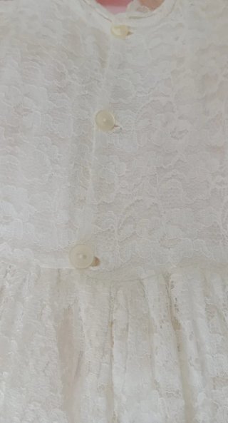 Trajecito de Bautizo Encaje Blanco