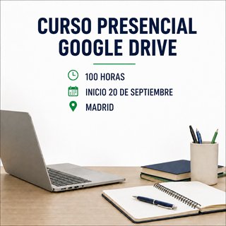 Clases presenciales de Google Drive