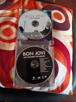 Doble CD Bon Jovi Lost Highway + The Concert.