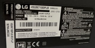 TV LG 49 49UM7100PLB
