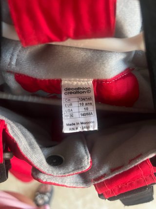 Pantalón de nieve para niño con tirantes
