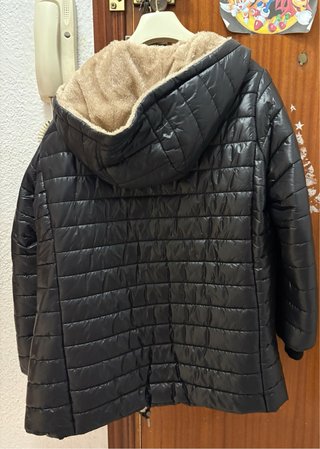 Chaqueta fina con pelo interior
