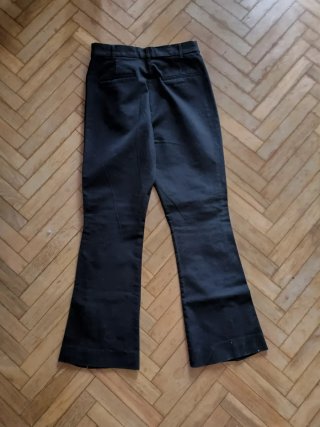 Pantalón vaquero campana negro