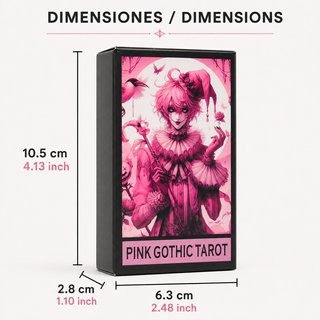 Pink Gothic Tarot gótico nuevo y sellado
