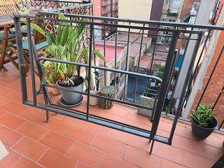 Estructura plegable de mesa exterior DIY