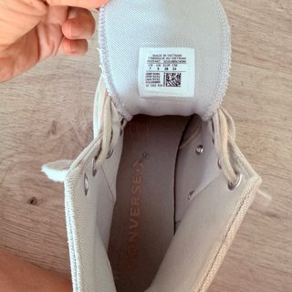 Converse Plataforma Mujer Talla 38 Gris/Rosa