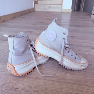 Converse Plataforma Mujer Talla 38 Gris/Rosa