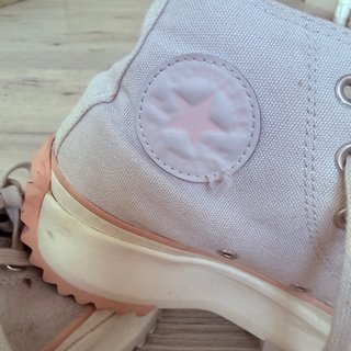 Converse Plataforma Mujer Talla 38 Gris/Rosa