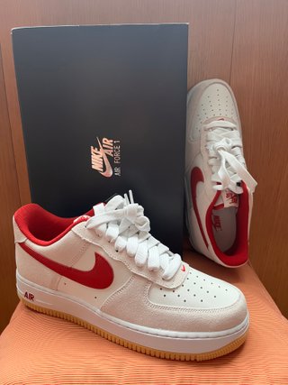 Nike Air Force 1 '07 LV8 Blanco/Rojo