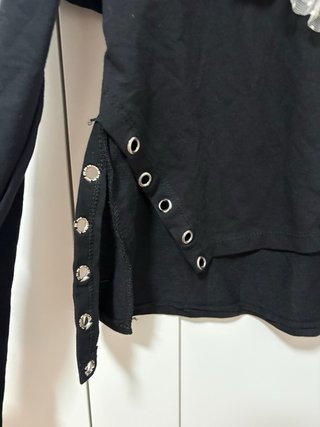 Blusa Pettegole Negra con Detalle Cisne Talla XL