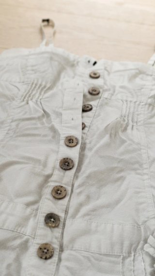 Mono blanco,Vestido vaquero(Nuevo), Vestido V.T-36
