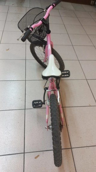 Bicicleta Infantil 20 BH Rosa con Cesta