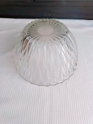 2 Fruteros: Cristal y Cerámica San Claudio