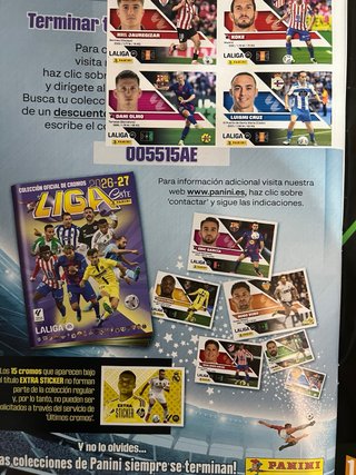 Álbum Oficial Cromos La Liga 2026-27