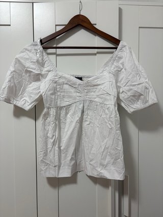 Blusa blanca Primark talla 36