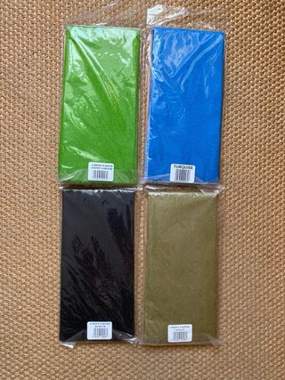 Papel Crepe Carousel Novo Várias Cores