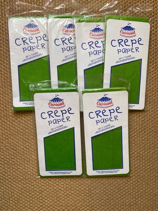 Papel Crepe Carousel Novo Várias Cores