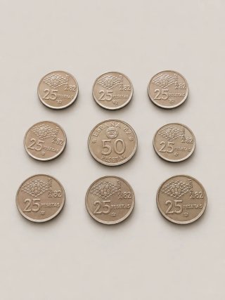 Lote monedas