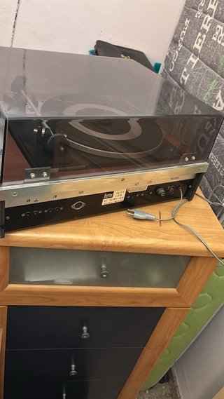 Bettor EF-5 con tocadiscos Dual 1214 (70s)