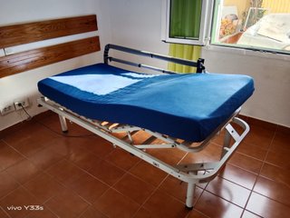 Cama articulada eléctrica con colchón