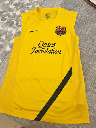 Camiseta FC Barcelona Retro Calentamiento Talla S