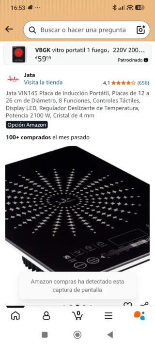 Placa Inducción Jata VIN145