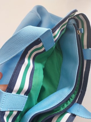 Bolso azul Lacoste