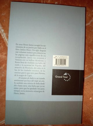Libro El amante de Italia - Henry James (Trabe)