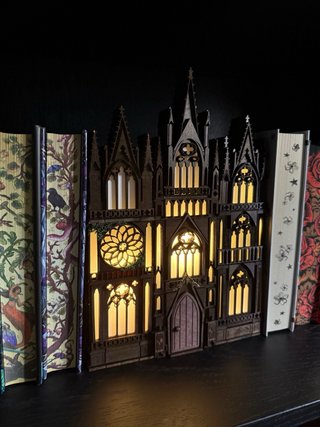 Book Nook Lampara gótica - Decoración librería