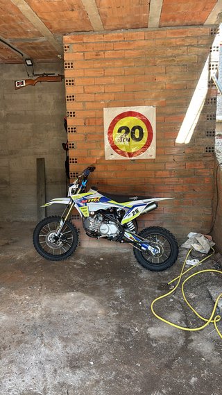 Pit Bike MTR 160cc Motocross Azul/Blanco