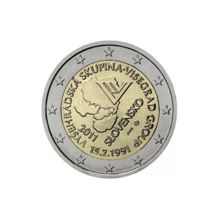 Moneda 2 euros Eslovaquia 2011 Visegrad