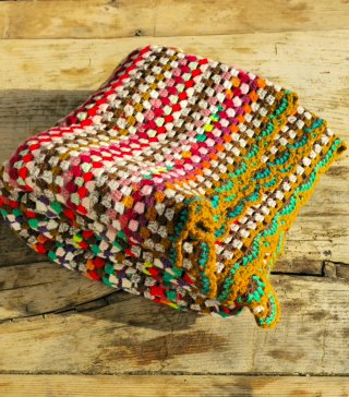 Manta Colcha Crochet Artesanal
