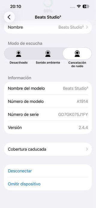 Auriculares Beats Studio3 Azul Marino#75J1FY