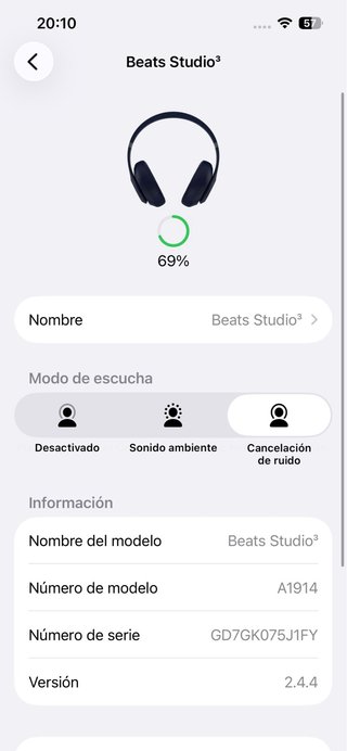 Auriculares Beats Studio3 Azul Marino#75J1FY