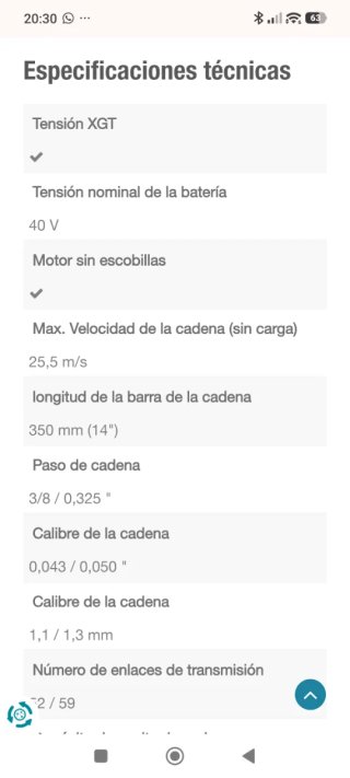 Motosierra Makita UC011GZ 40V Nueva