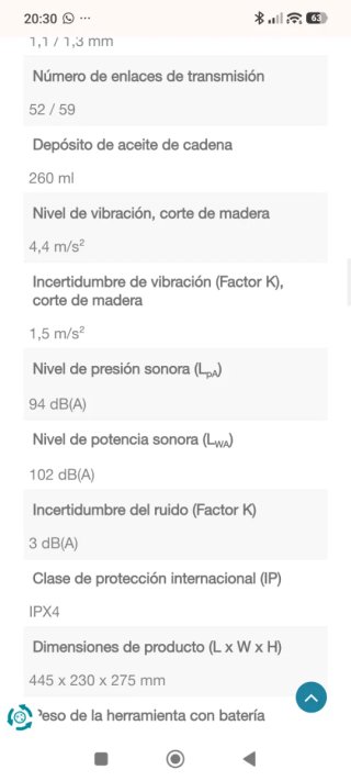 Motosierra Makita UC011GZ 40V Nueva