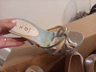 Lote 7 pares zapatos y sandalias T.35